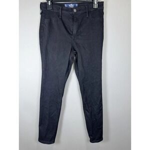 Hollister High Rise Jean Legging 9S 29W 26L Black Stretch